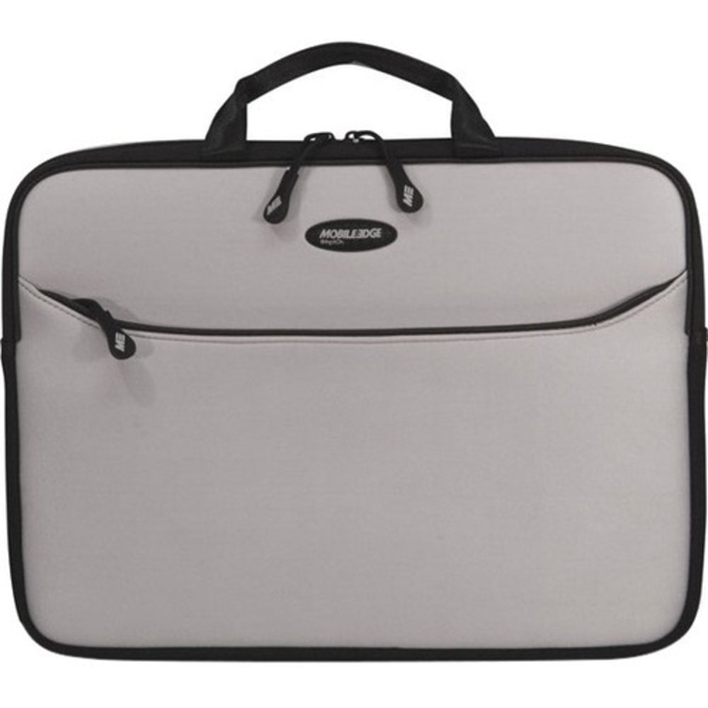 Mobile Edge SlipSuit Carrying Case (Sleeve) for 13.3in MacBook Pro - Silver, Black - Water Resistant - Handle - 10.2in Height x 13.7in Width x 1.5in Depth