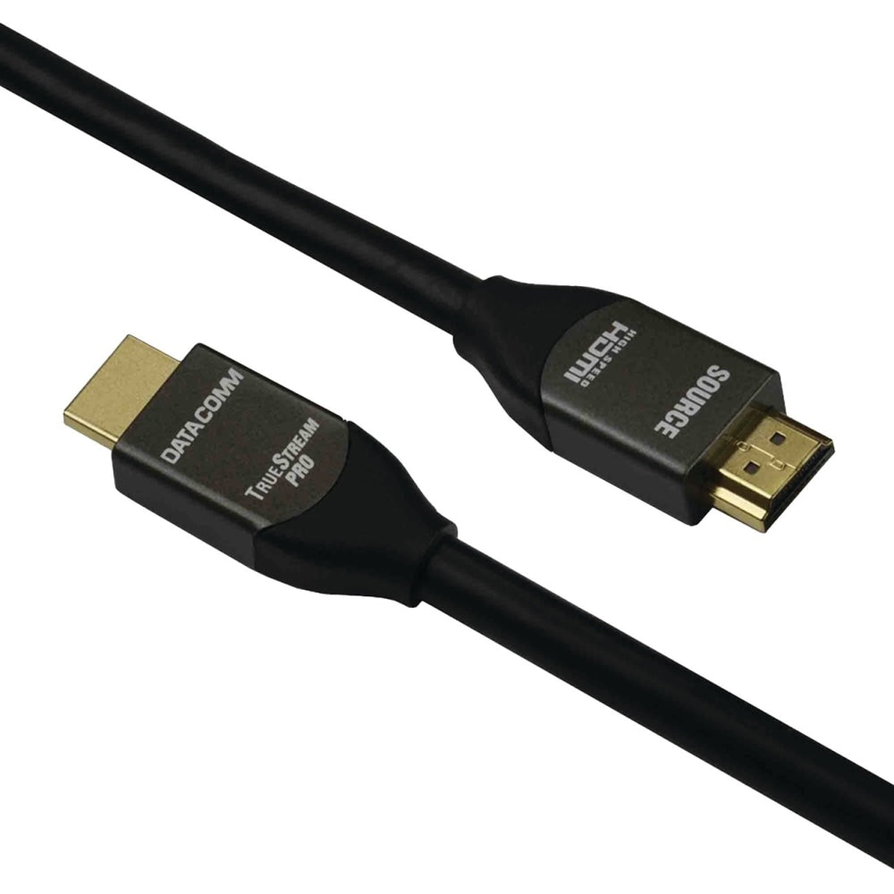 DataComm TrueStream Pro HDMI Audio/Video Cable - 35 ft HDMI A/V Cable for Audio/Video Device - First End: 1 x HDMI Digital Audio/Video - Male - Second End: 1 x HDMI Digital Audio/Video - Male - 10.2 Gbit/s - Supports up to 3840 x 2160