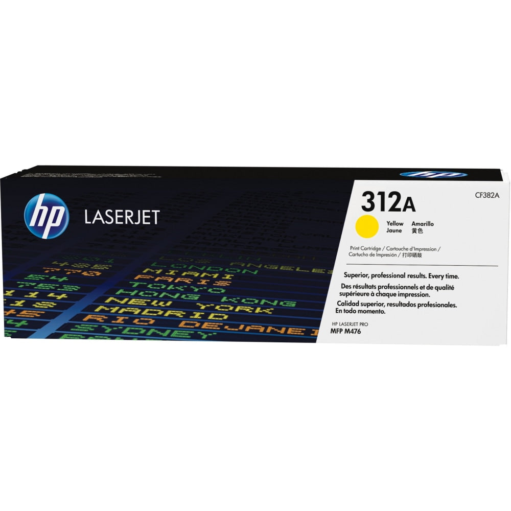 HP 312A Yellow Toner Cartridge, CF382AC