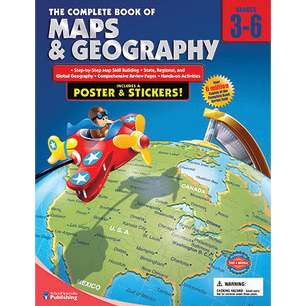 Carson-Dellosa The Complete Book Of .. Maps & Geography, Grades 3-6