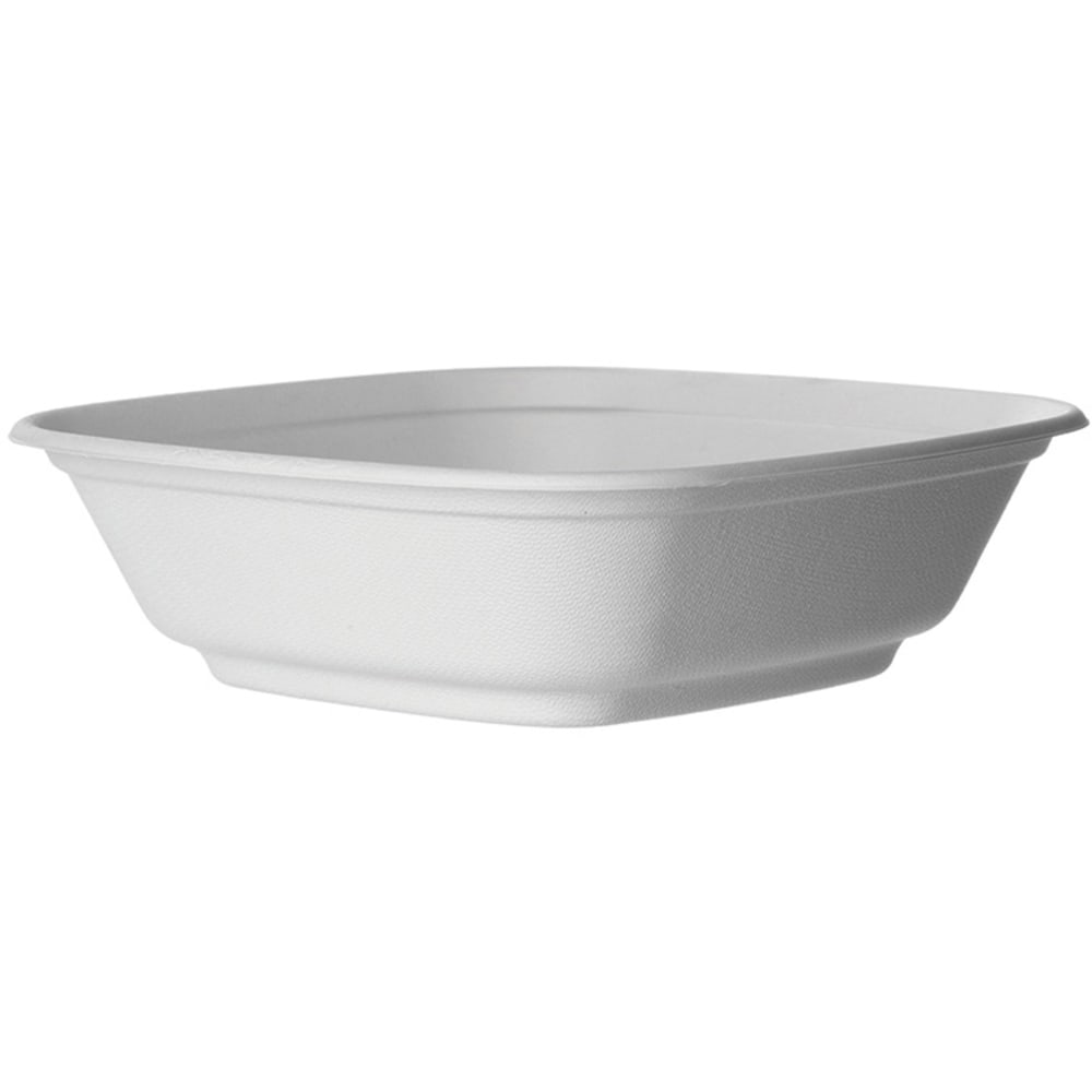 Eco-Products Vanguard Regalia Lined Sugarcane Bowls, 64 Oz, White, Pack Of 100 Bowls