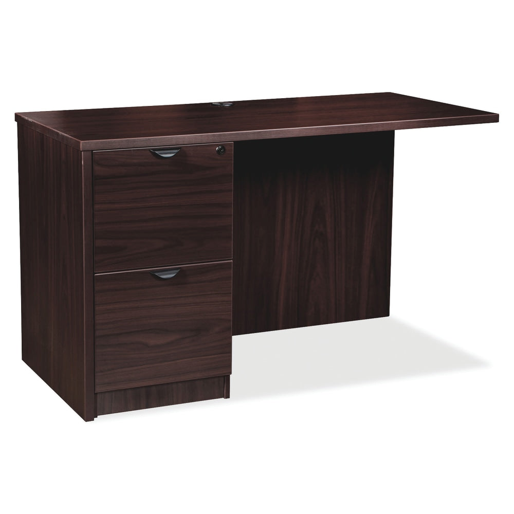 Lorell Prominence 2.0 42inW Left Desk Return Espresso