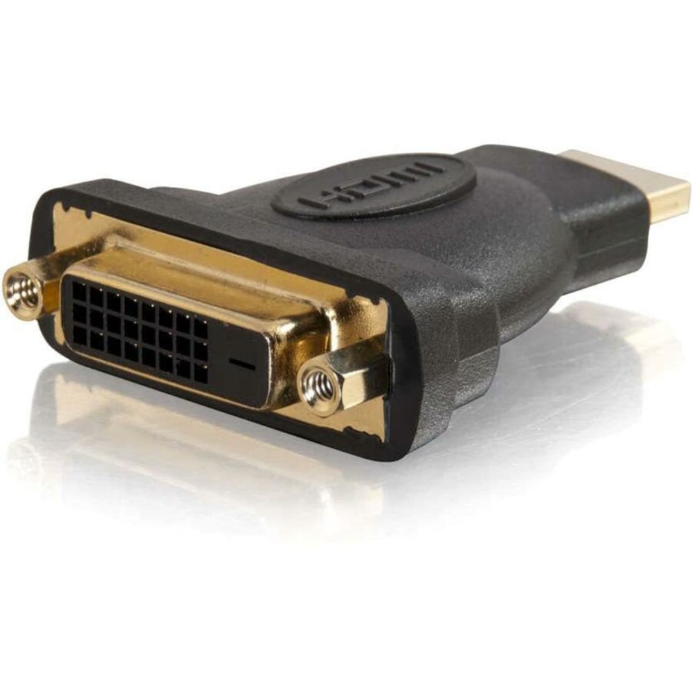 C2G DVI-D Female to HDMI Male Inline Adapter - Adapter - DVI-D female to HDMI male - black