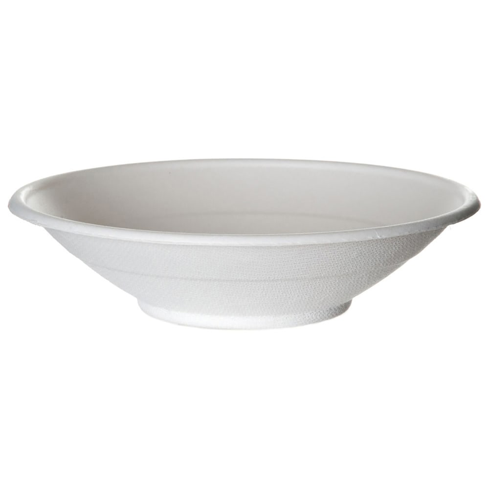 Eco-Products Eco Vanguard Sugarcane Bowls, 40 Oz, White, Case Of 500 Bowls