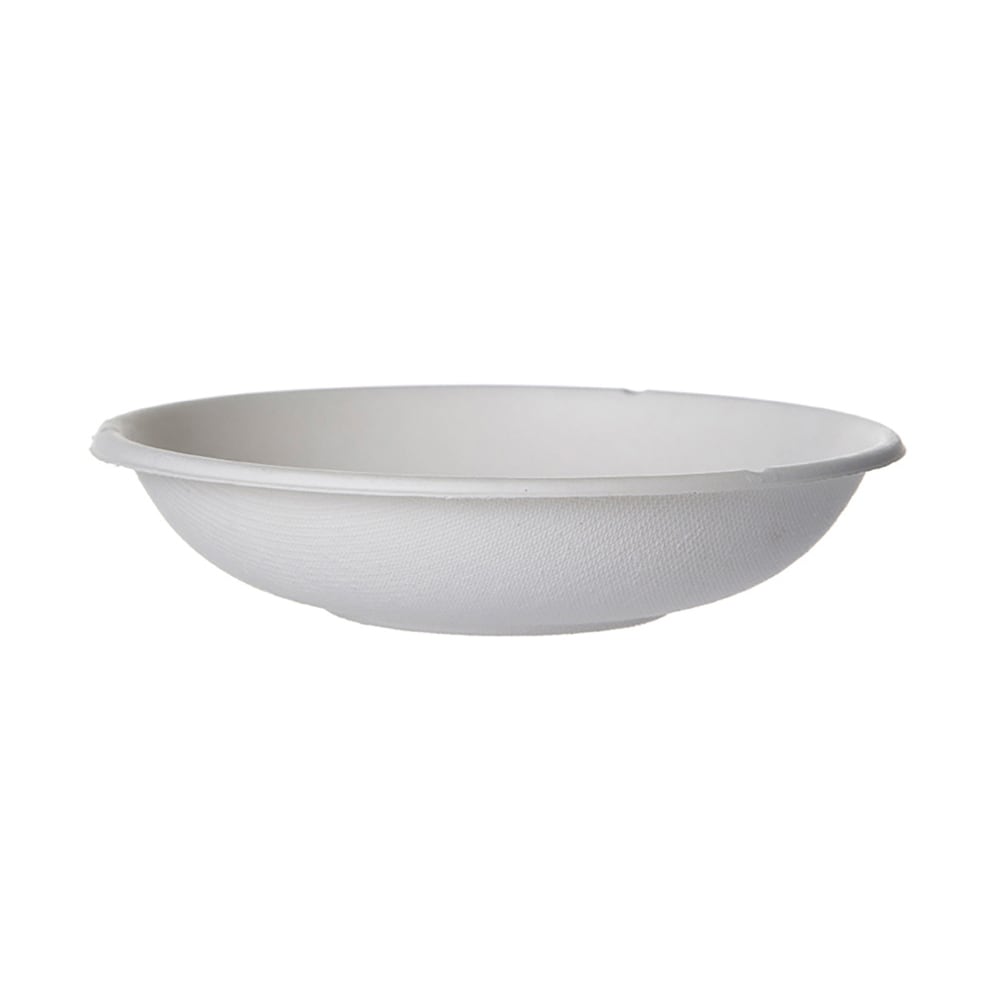 Eco-Products Vanguard Sugarcane Coupe Bowls, 12 Oz, White, Pack Of 800 Bowls