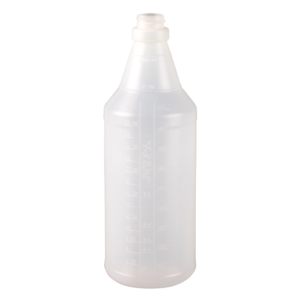 Multi-Purpose Polyethylene Center Neck Spray Bottle, 32 Oz, Clear