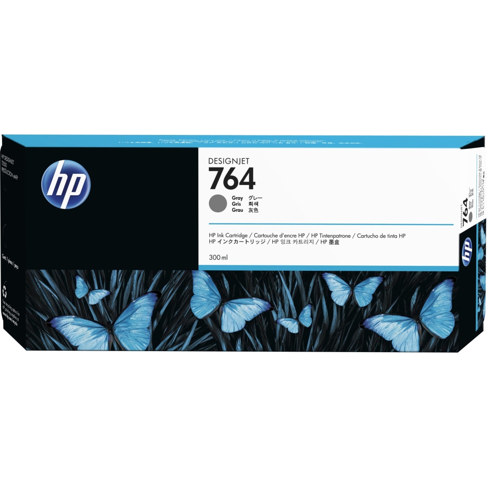 HP 764 Original Ink Cartridge - Single Pack - Gray - 1 Each - 1 Each