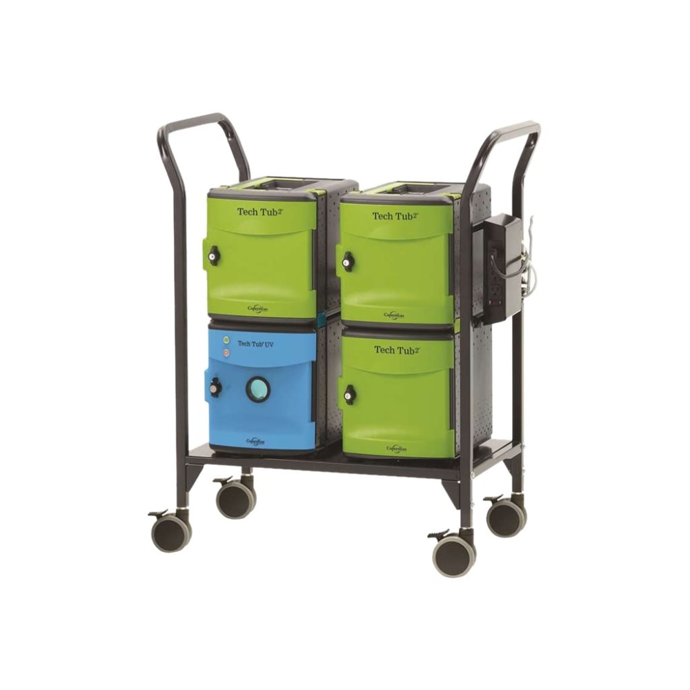 Copernicus Tech Tub2 Modular - Cart charge and UV clean - for 18 tablets - lockable - ABS plastic