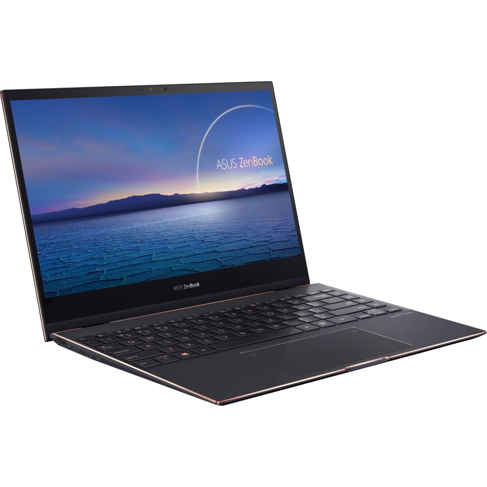 Asus ZenBook Flip S Laptop, 13.3in Touchscreen, Intel Core i7, 16GB Memory, 1TB Solid State Drive, Jade Black, Windows 11 Pro