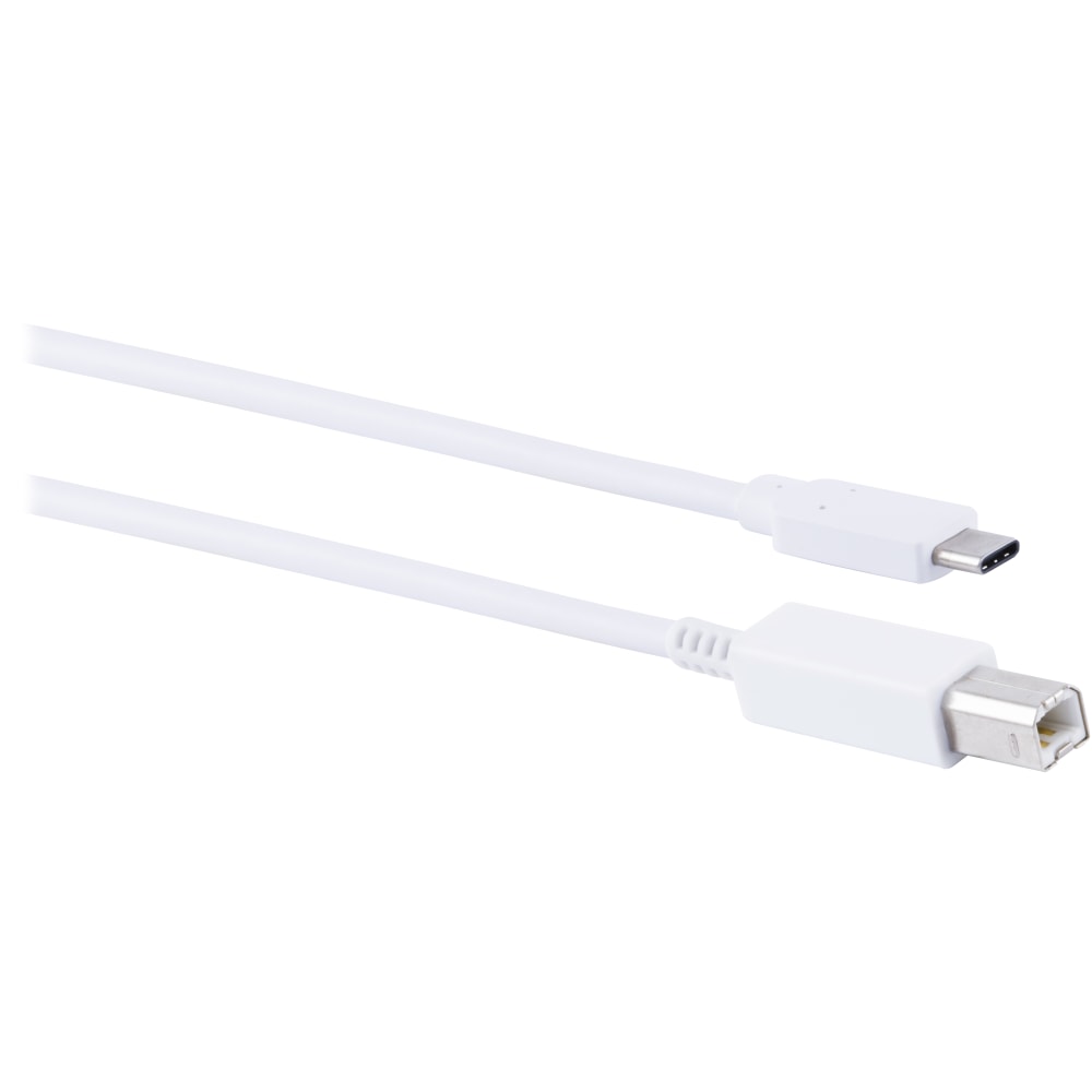 Ativa USB-C-to-USB-B Cable, 6.5ft, White, 32462