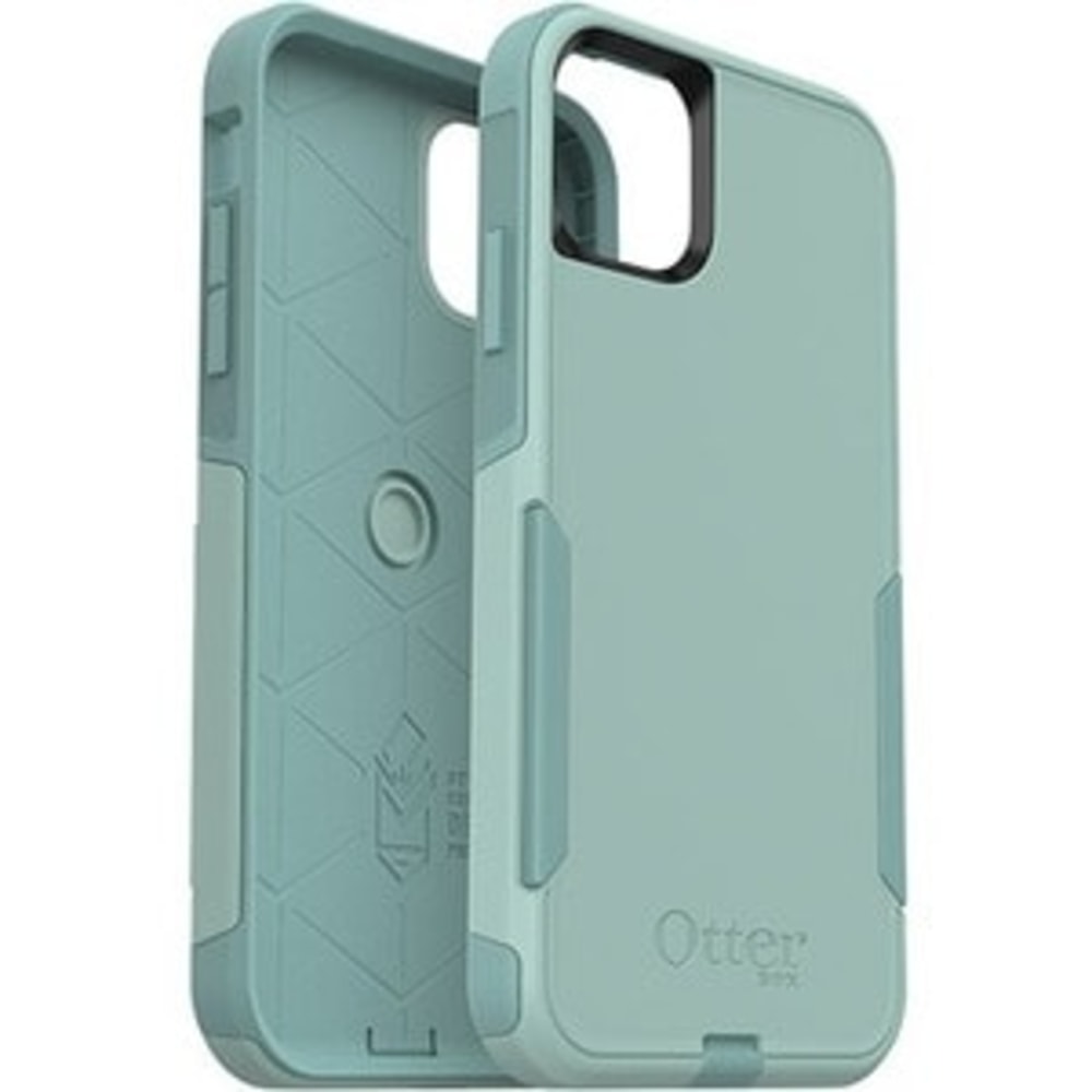 OtterBox Commuter Series - Back cover for cell phone - polycarbonate, synthetic rubber - mint way - for Apple iPhone 11