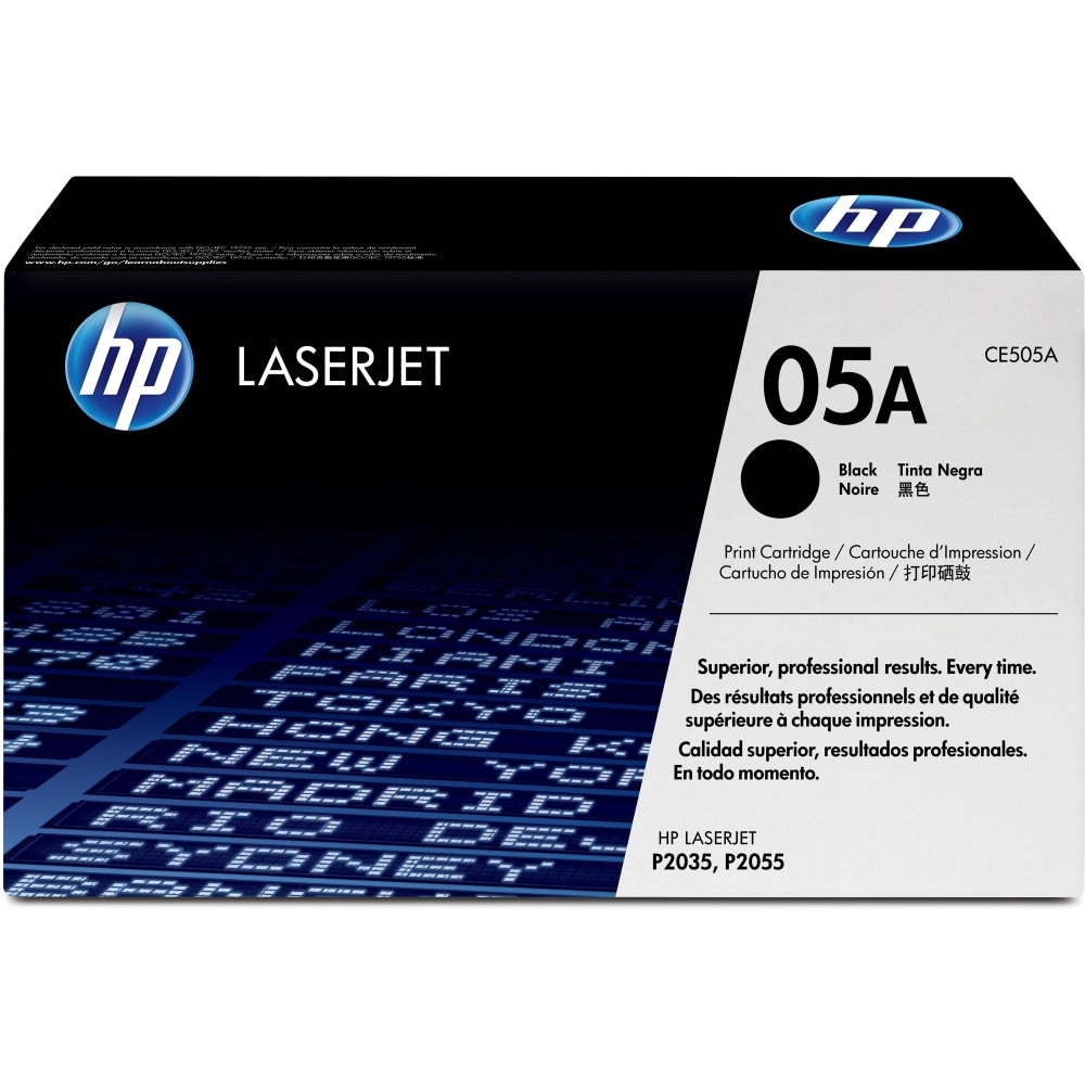 HP 05A Black Toner Cartridge, CE505A