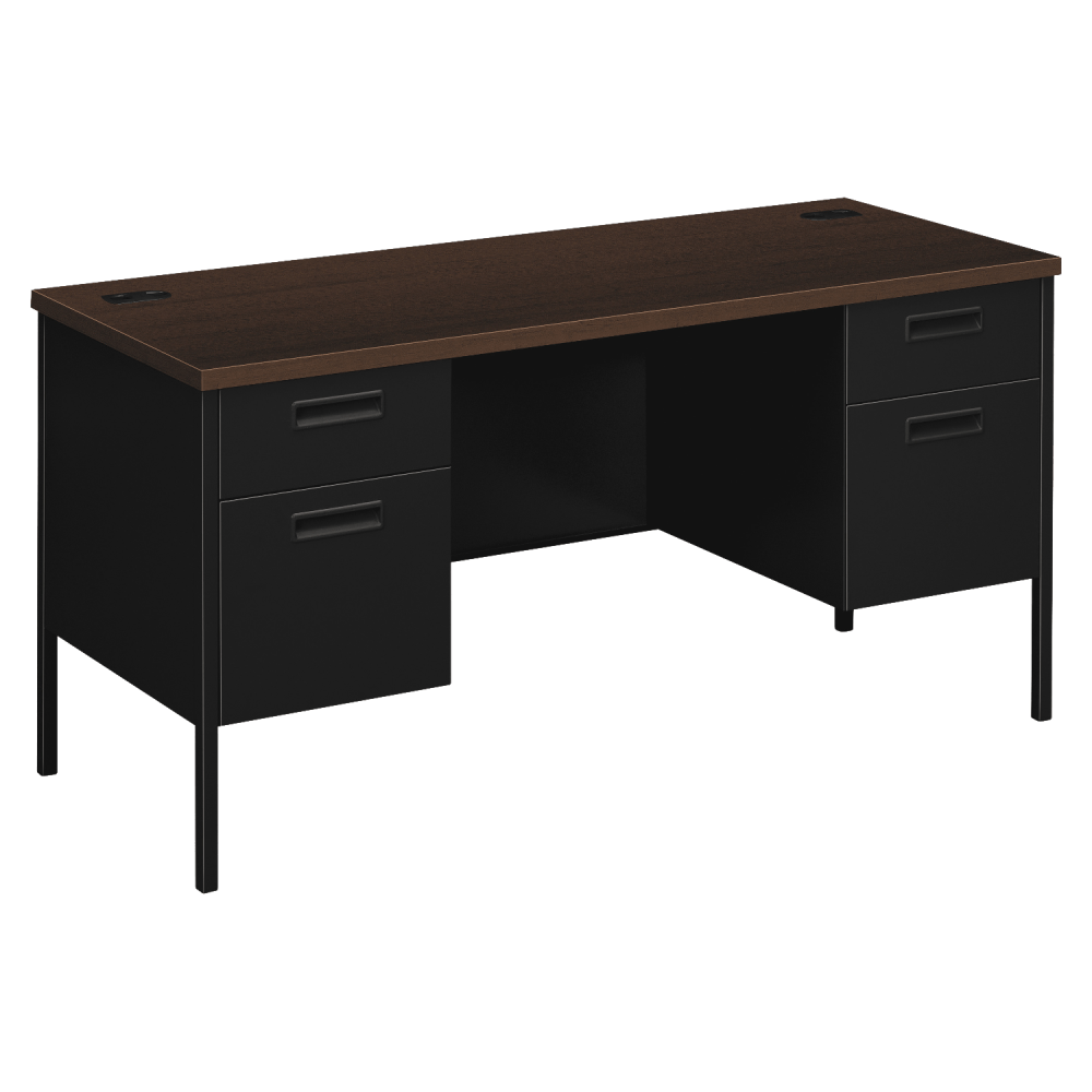 HON Metro Classic Computer Desk Credenza, Mocha/Black