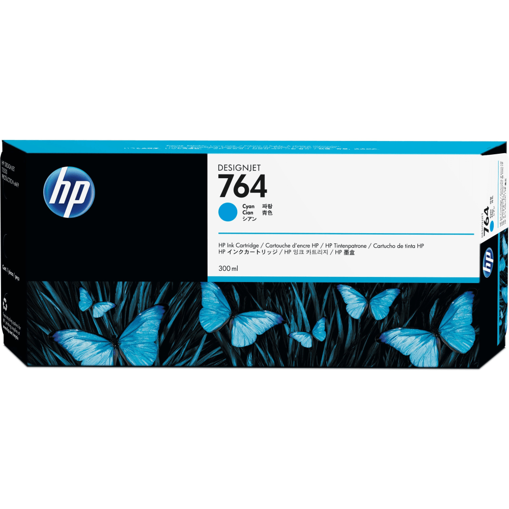 HP 764 Cyan Ink Cartridge, C1Q13A