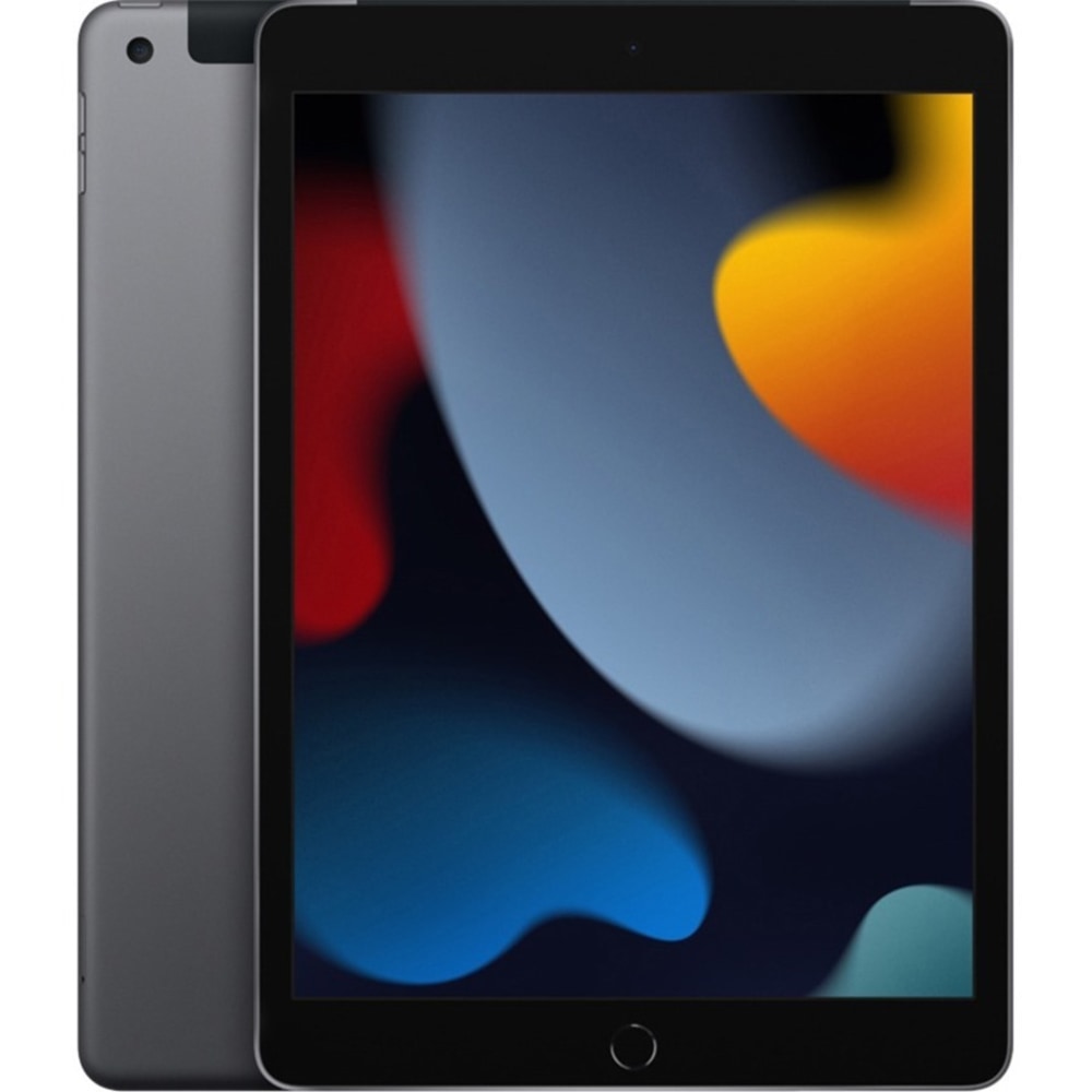 Apple iPad (9th Generation) Tablet, 10.2in Touchscreen, 256GB Storage, iPadOS 15, 4G, Space Gray, Apple A13 Bionic SoC