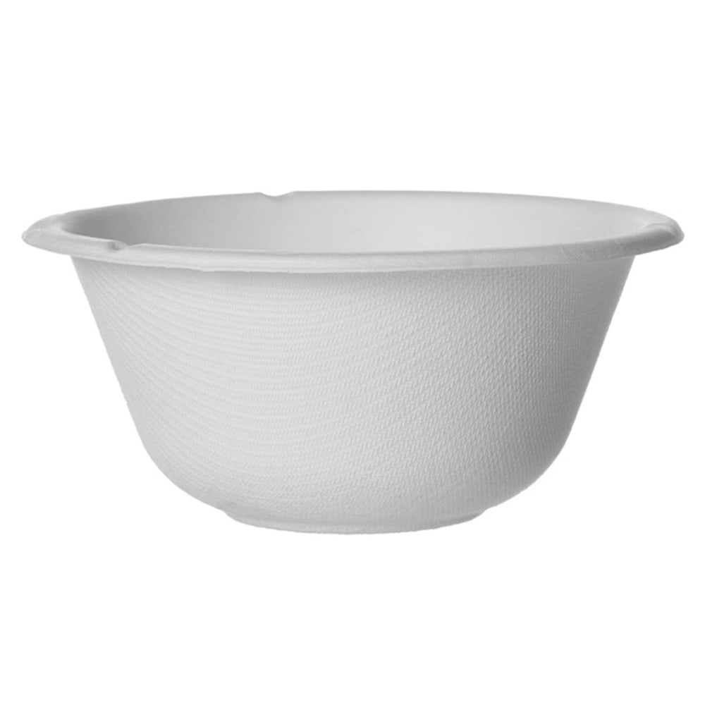 Eco-Products Vanguard Sugarcane Coupe Bowls, 8 Oz, White, Pack Of 1,800 Bowls