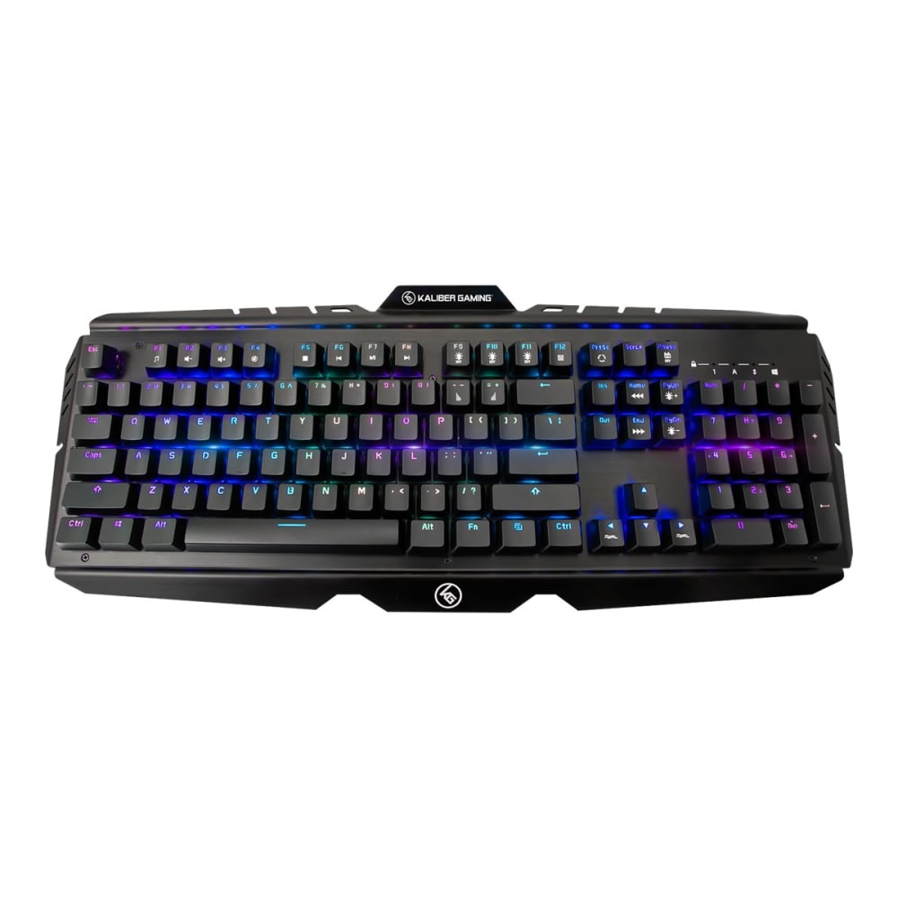 IOGEAR Kaliber Gaming HVER PRO X - Keyboard - backlit - USB - key switch: brown - black