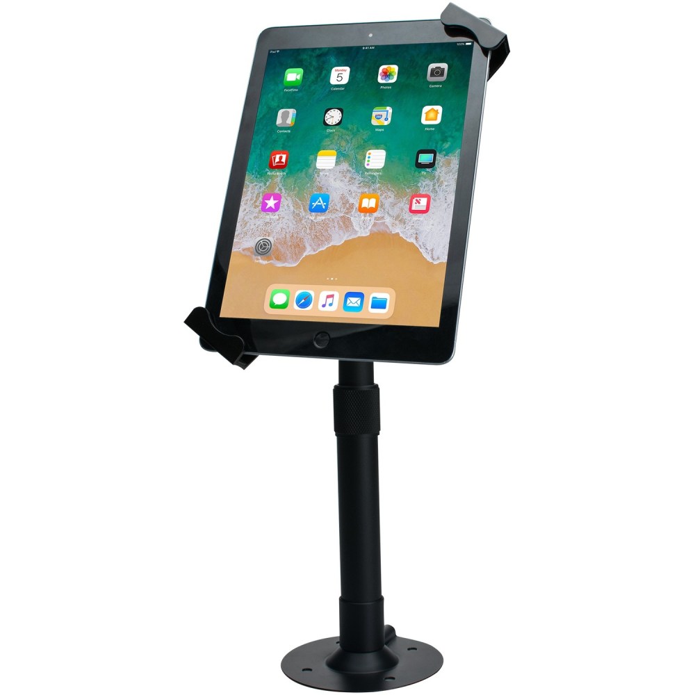 CTA Digital Height-Adjustable Tabletop Security Mount For 7-14In Tablet - 14in Screen Support - 1