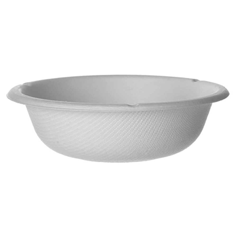 Eco-Products Vanguard Regalia Lined Sugarcane Bowls, 6 Oz, White, Pack Of 1,800 Bowls