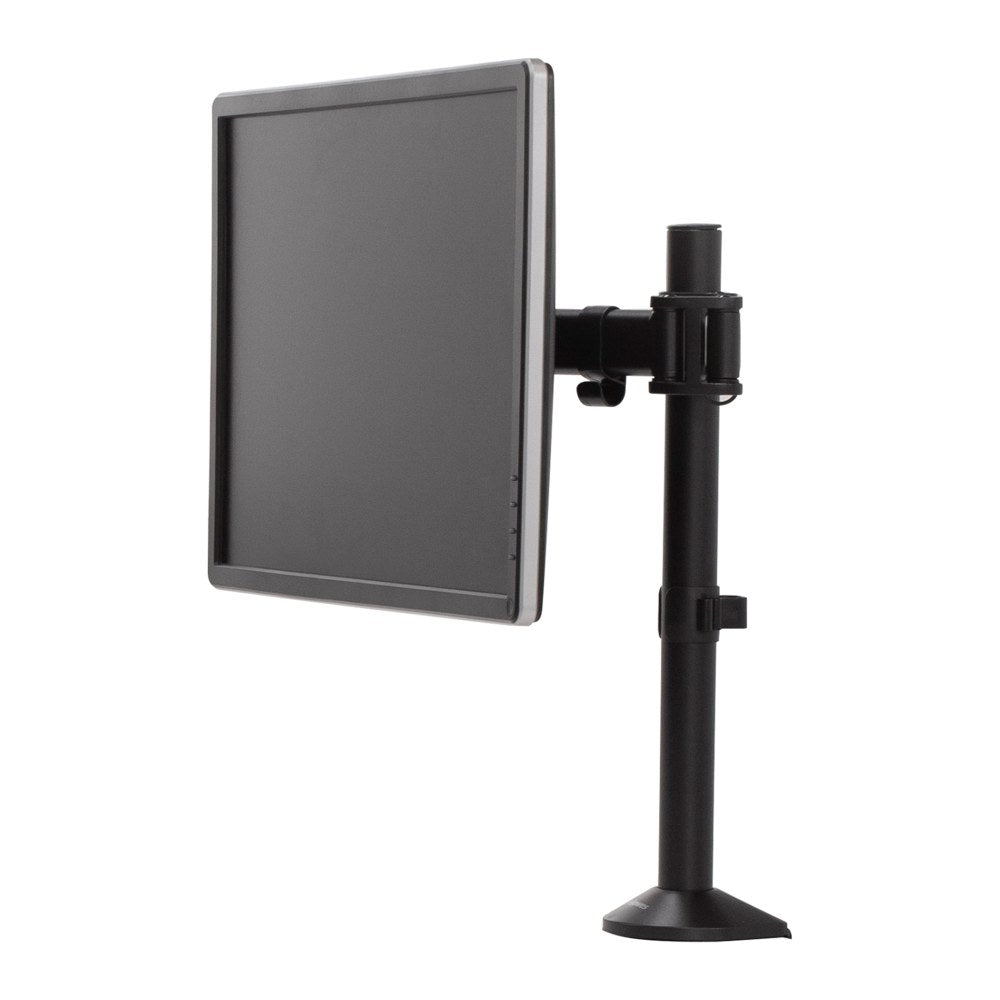 Fellowes Reflex Single Monitor Arm For Monitors Up To 32in, 17-1/2inH x 4-5/8inW x 16-5/8inD, Black