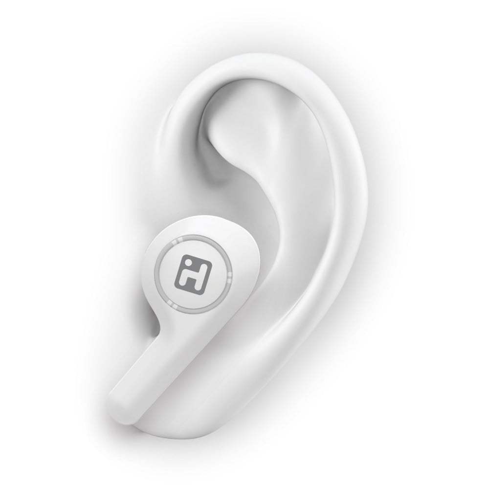 iHome XT-60 True Wireless Bluetooth In-Ear Earbuds, White