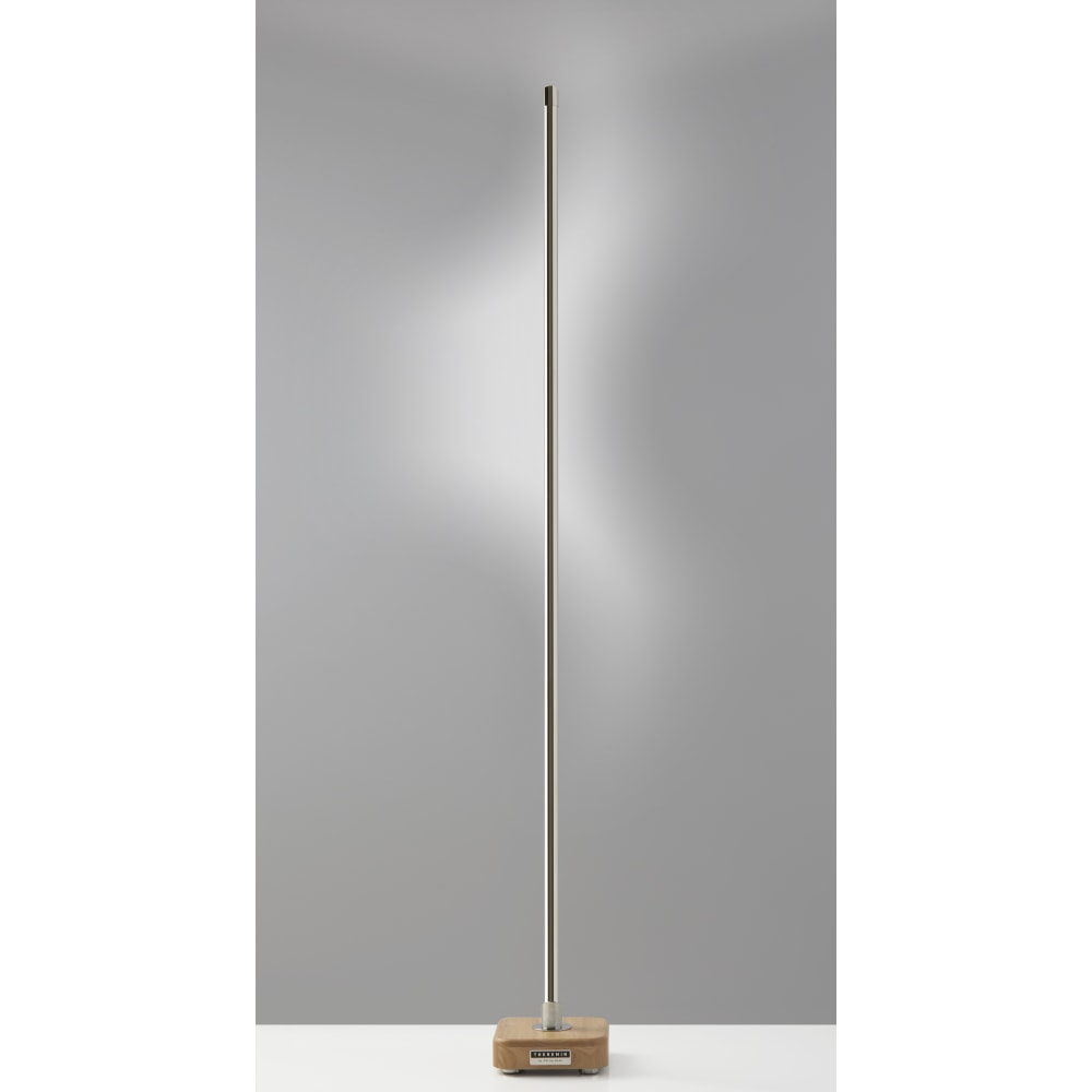 Adesso ADS360 Theremin LED Wall Washer, 66-1/4inH, Polished Nickel