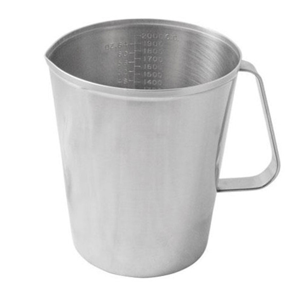 Vollrath Measuring Cup, 64 Oz, Silver