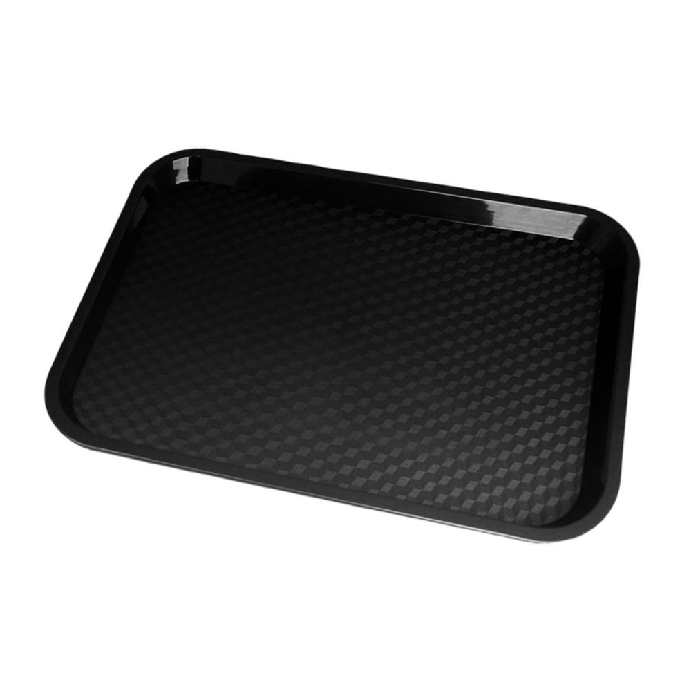 Cambro Fast Food Trays, 12in x 16in, Black, Pack Of 24 Trays