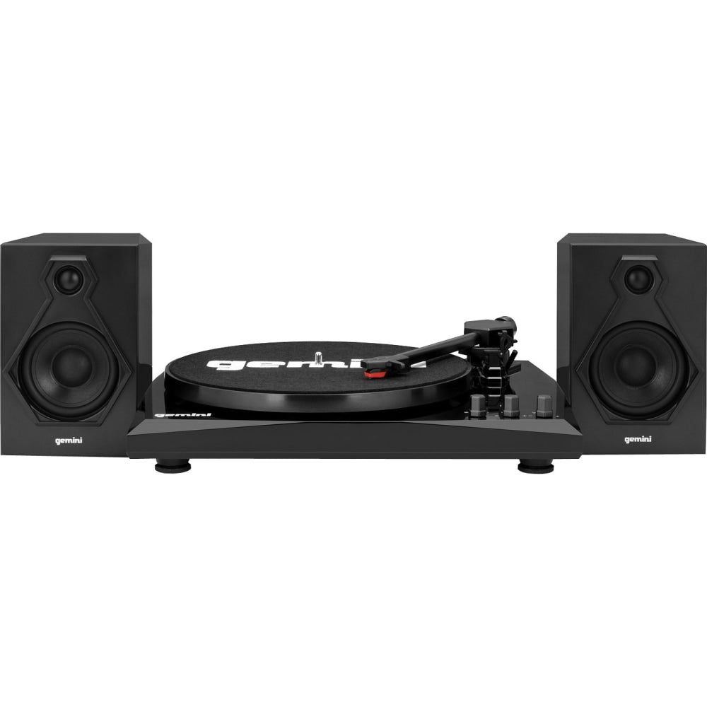 Gemini Sound TT-900 Stereo Turntable System - Belt DriveAutomatic Tone Arm - 78, 45, 33 rpm - Black - Bluetooth - Audio Line Out