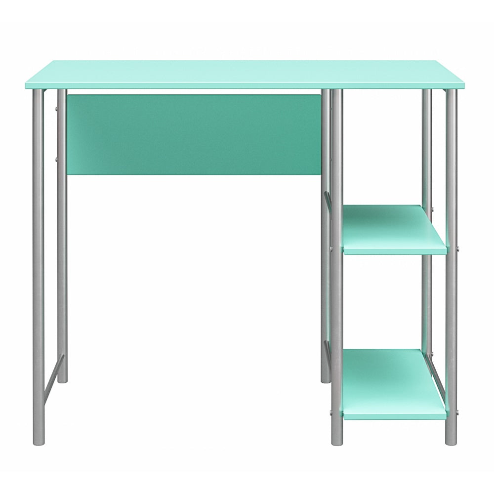 Ameriwood Home Garrett Metal 36inW Student Desk, Green