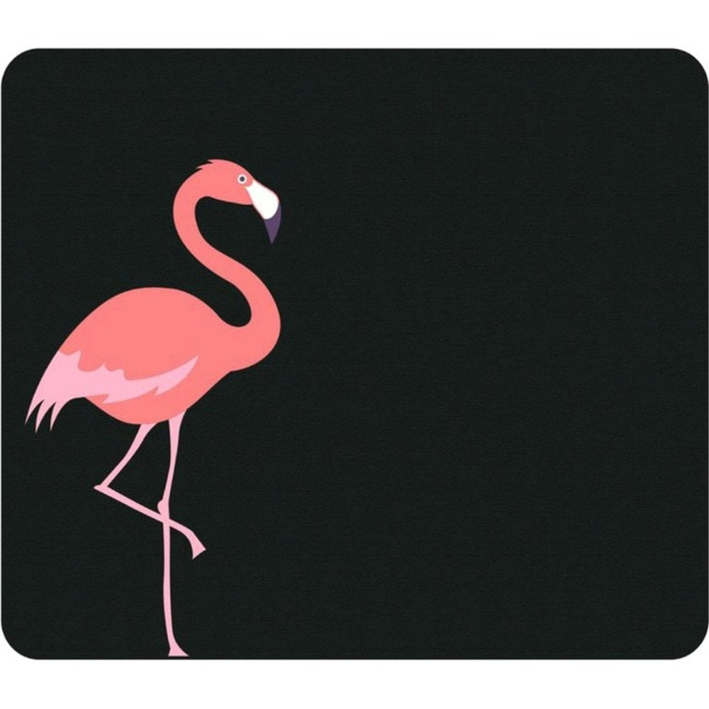 OTM Essentials Mouse Pad, Flamingo, 10in x 9.13in, Black, V1BM-CRIT-01