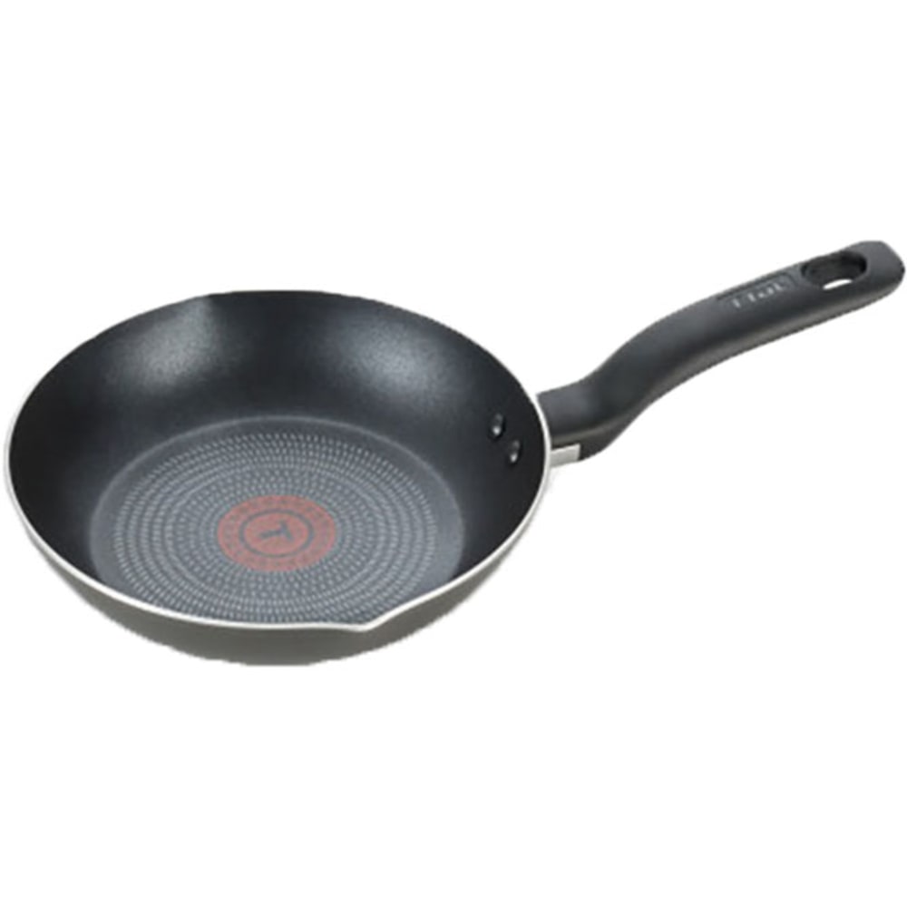 T-Fal Initiatives Aluminum Non-Stick Fry Pan, 8in, Black