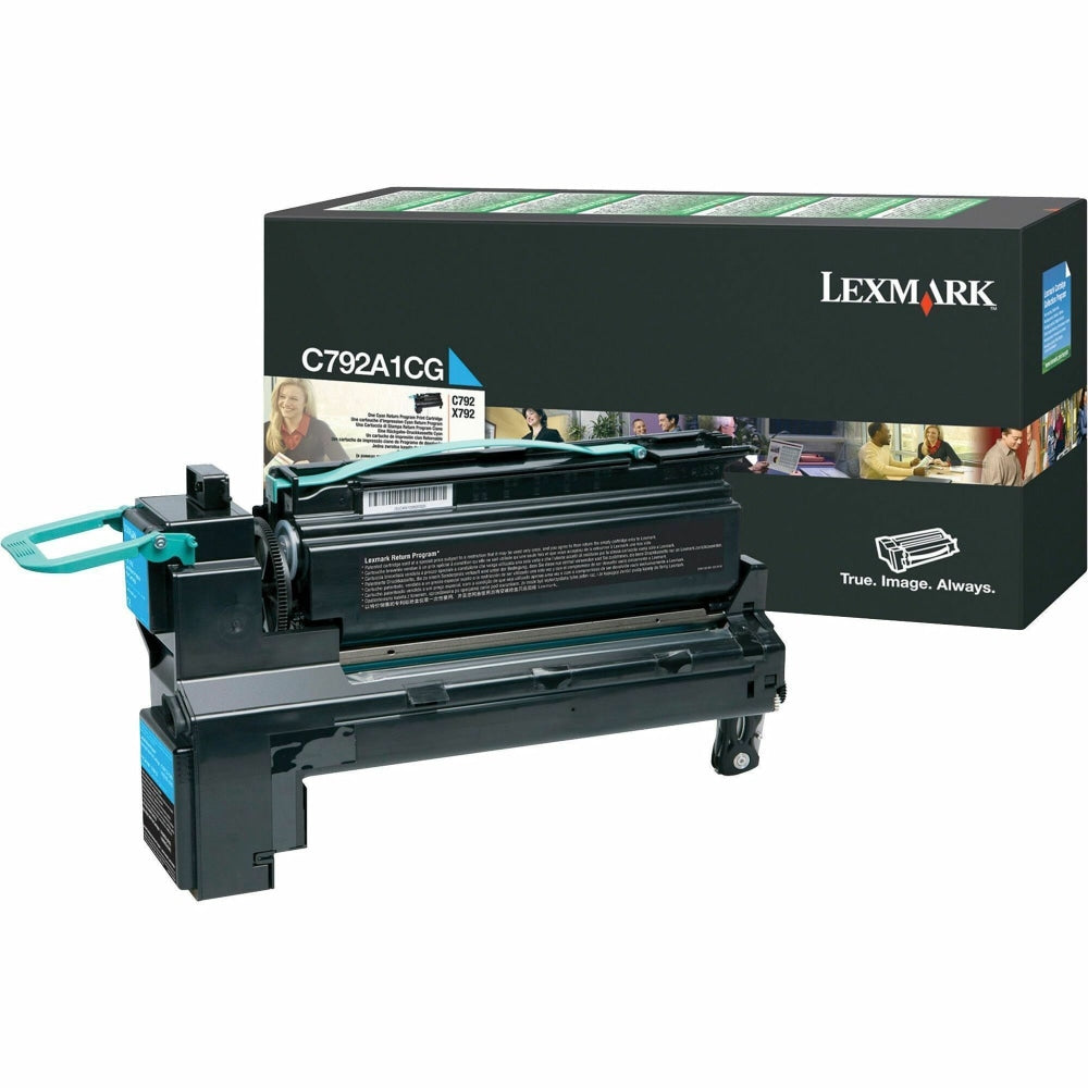 Lexmark C792A1CG Cyan Return Program Toner Cartridge