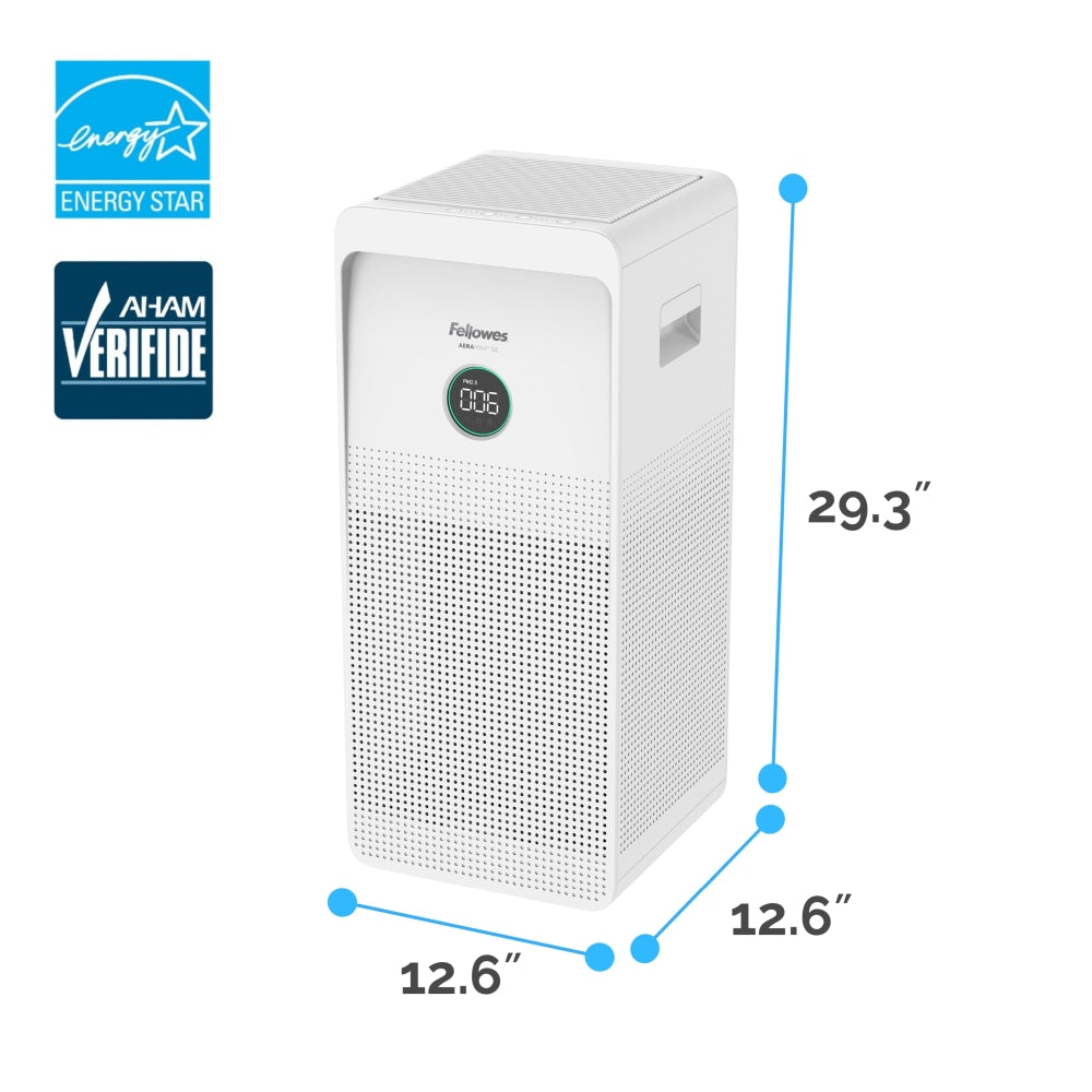 Fellowes AeraMax SE HEPA Air Purifier, 915 Sq. Ft. Coverage, White