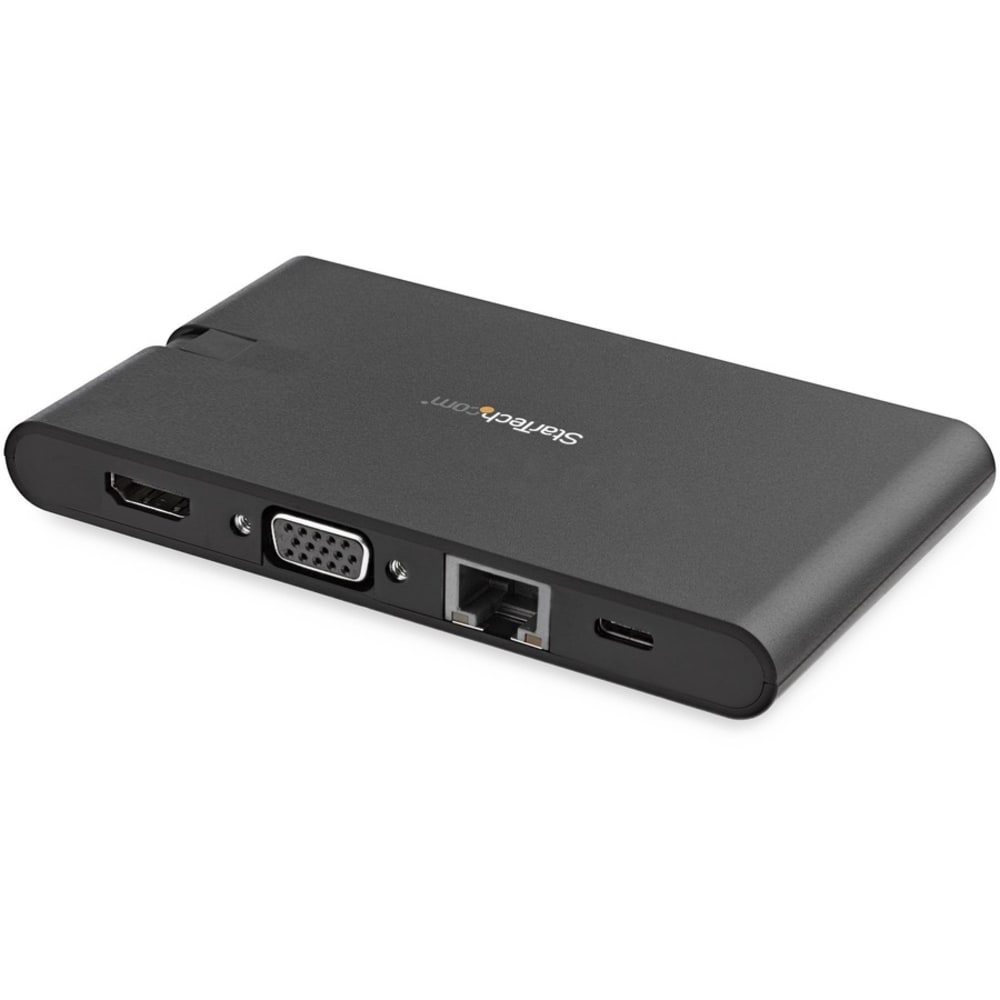 StarTech.com USB-C Multiport Adapter with HDMI and VGA - Mac / Windows - 3x USB 3.0 - SD/micro SD - PD - MacBook Pro USB C Adapter - USB C Hub - Add video output, three USB 3.0 ports, SD/micro SD card readers, and GbE port to your laptop