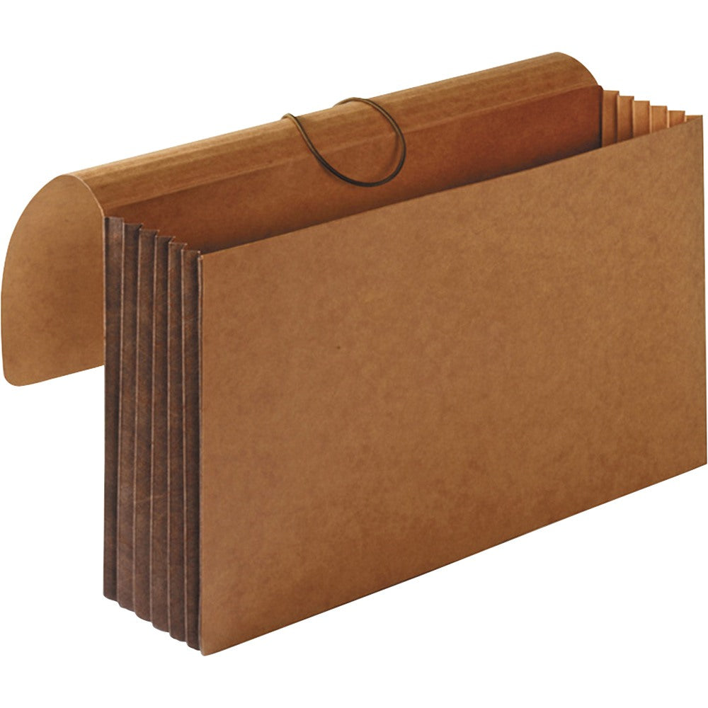 Business Source File Wallet, Legal Size, 8 1/2in x 14in, 5 1/4in Expansion, Brown, Box Of 10