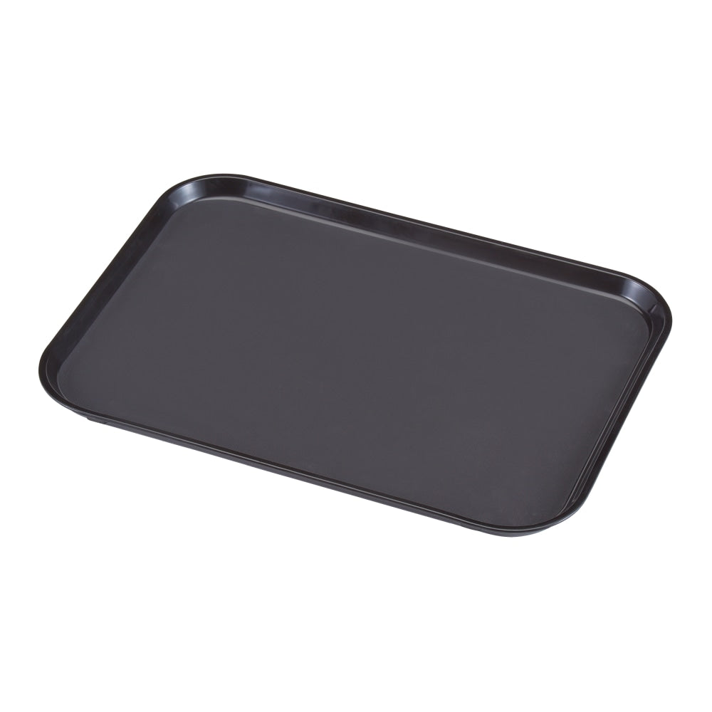 Cambro Rectangular Camtread Trays, 12in x 16in, Black, Set Of 24 Trays