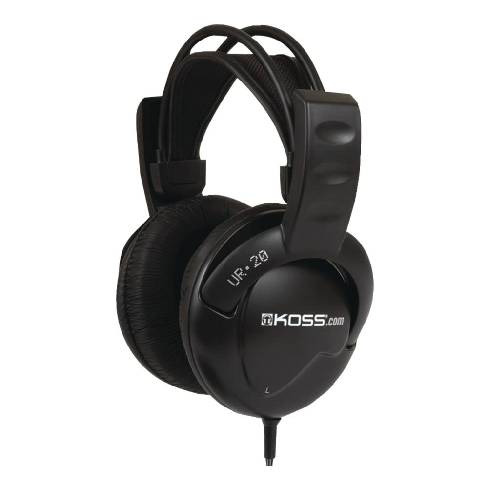 Koss UR20 Over Ear Headphones - Stereo - Wired - 32 Ohm - 30 Hz 20 kHz - Over-the-head - Binaural - Circumaural - 8 ft Cable