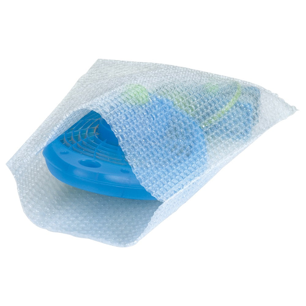 Partners Brand Flush-Cut Bubble Pouches, 15inH x 6inW, Clear, Case Of 400 Pouches