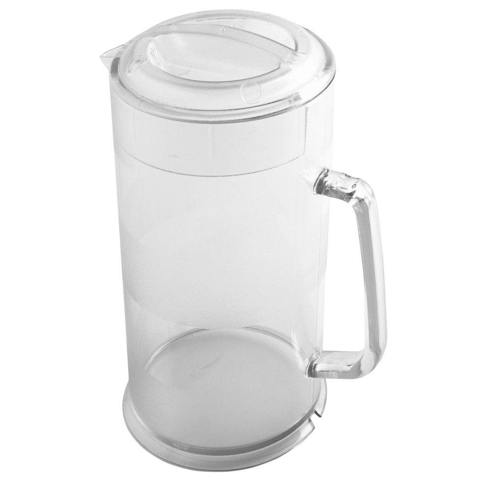 Cambro Camwear Pitchers, Covered, 64 Oz, Clear, Pack Of 6 Pitchers