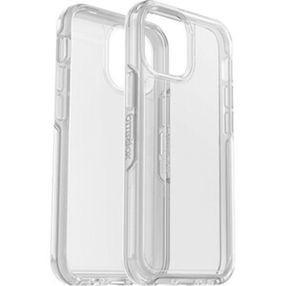 OtterBox iPhone 13 mini, iPhone 12 mini Symmetry Series Clear Antimicrobial Case - For Apple iPhone 13 mini, iPhone 12 mini Smartphone - Clear - Drop Resistant, Bacterial Resistant, Scrape Resistant - Polycarbonate, Synthetic Rubber, Plastic - 1