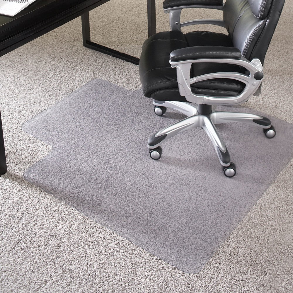 ES Robbins EverLife Chair Mat For High Pile Carpet, 36in x 48in, Clear