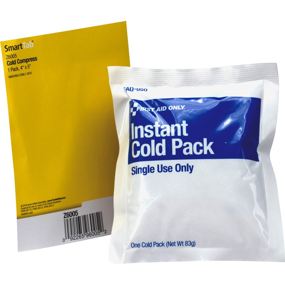 First Aid Only Instant Cold Pack - 4in Width x 5in Depth - 1 Each