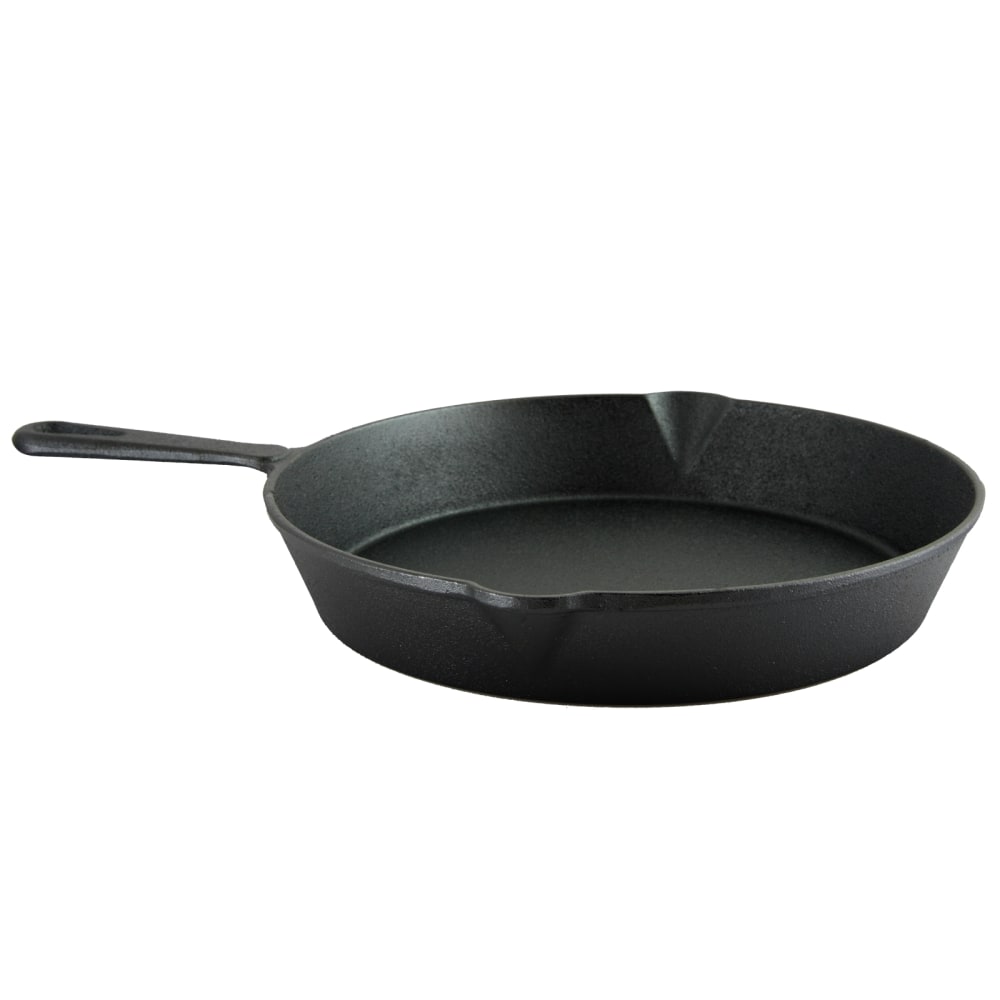 Gibson Home General Store Addlestone Pre-Seasoned Cast Iron Frying Pan, 10in, Black