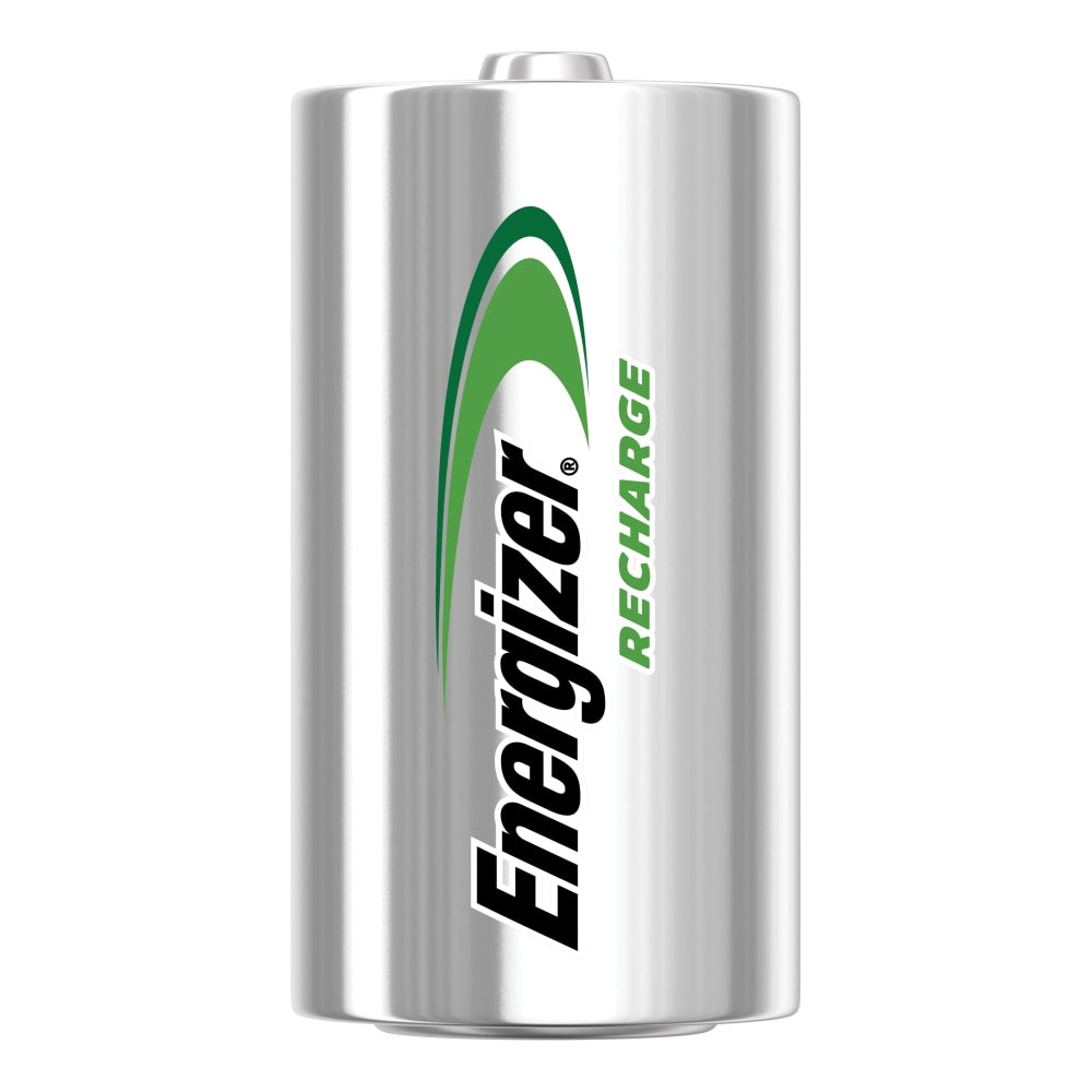 Energizer Rechargeable NiMH C Batteries, Pack Of 2