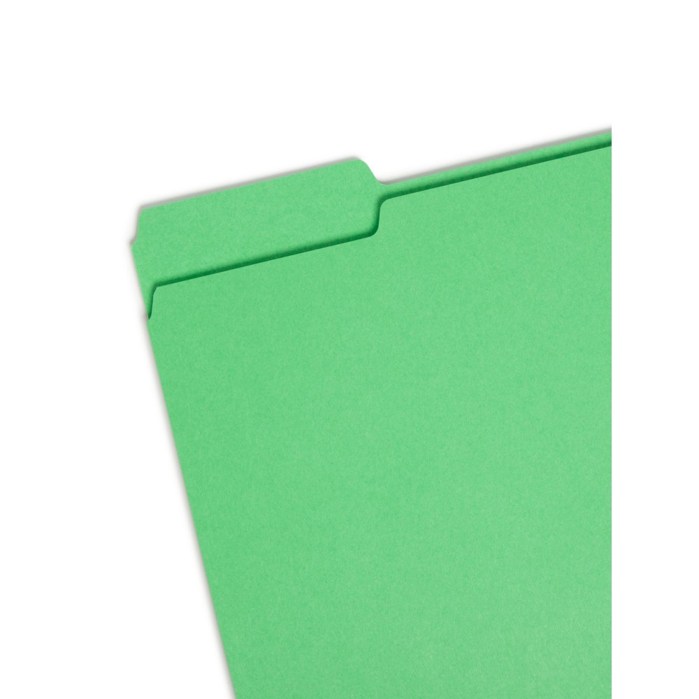 Smead Color File Folders, Letter Size, 1/3 Cut, Brights, Box Of 100