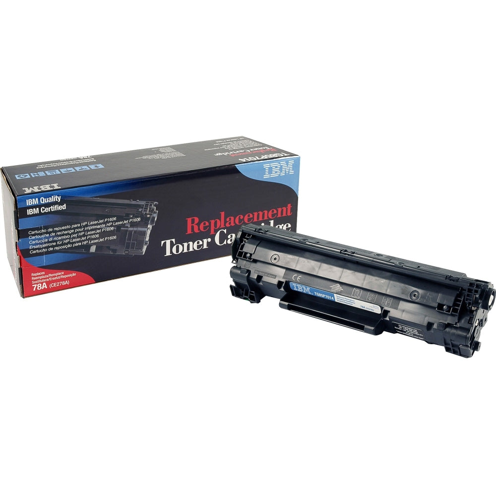 IBM Remanufactured Black Toner Cartridge Replacement For HP 78A, CE278A