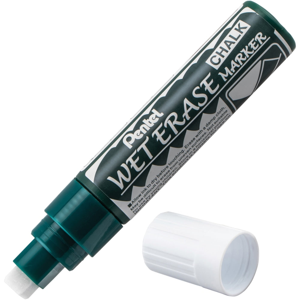 Pentel PROGear Wet-Erase Liquid Chalk Marker - Jumbo Marker Point - Chisel Marker Point StyleChalk-based Ink - 4 / Pack