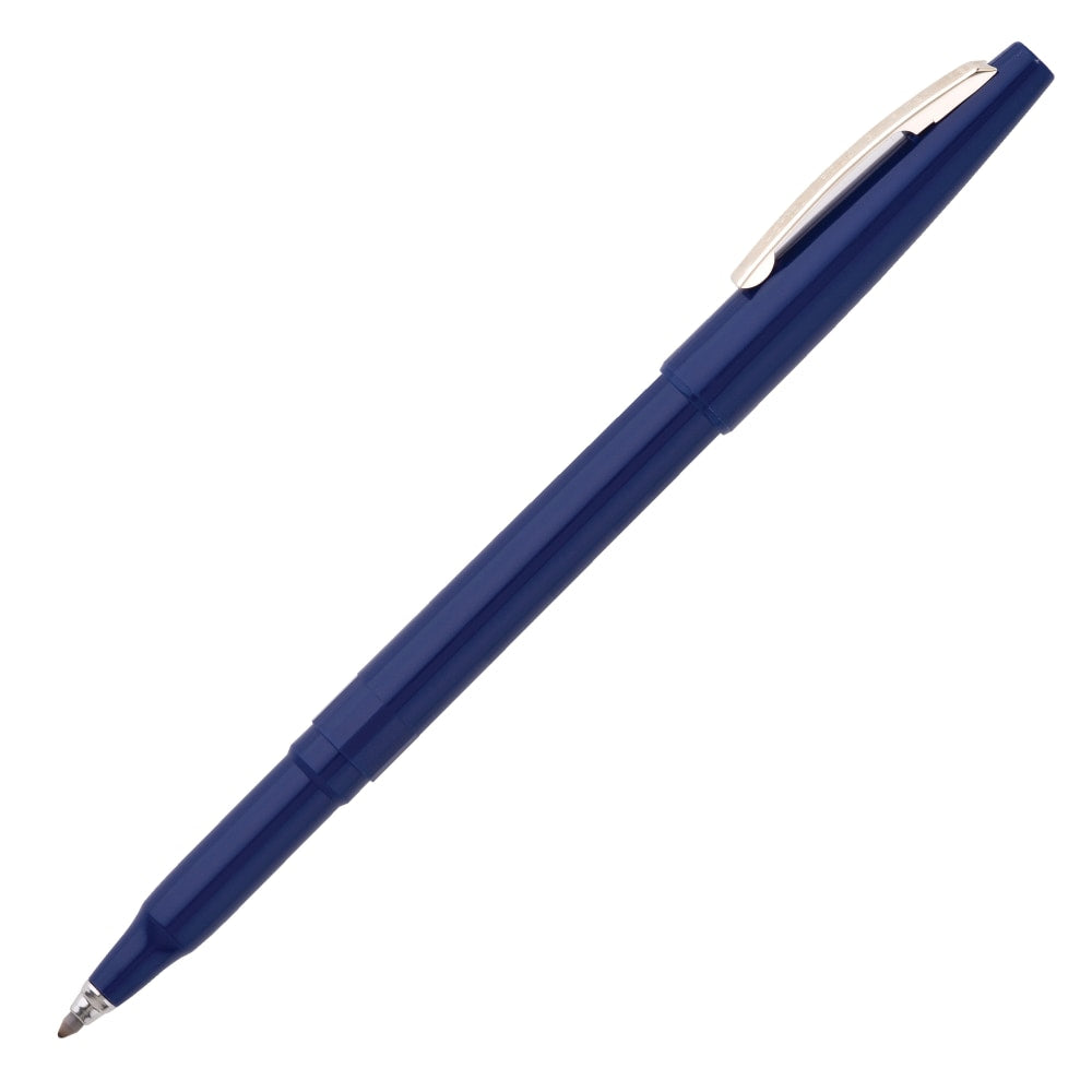 Pentel Rolling Writer Pens, Medium Point, 0.8 mm, Blue Barrel, Blue Ink, Pack Of 12 Pens