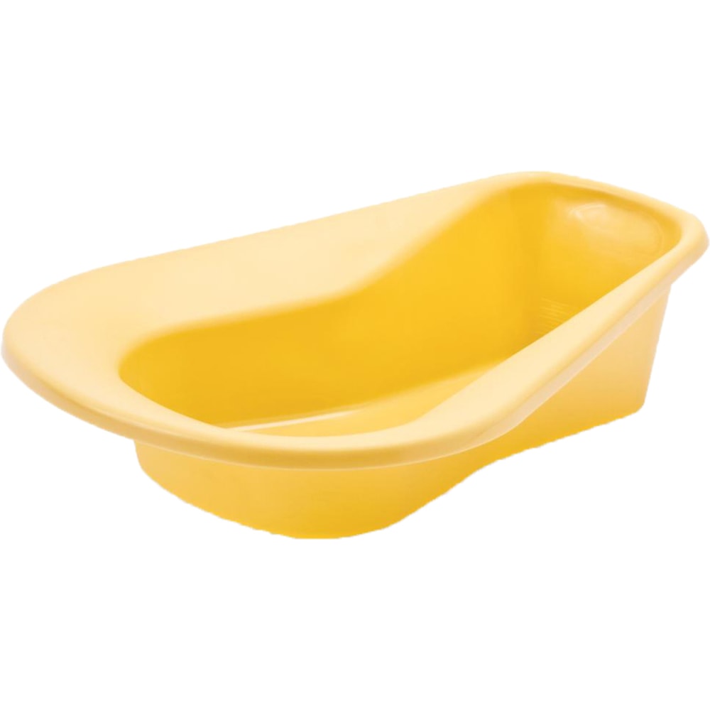 Medline Stack-A-Pan Bedpans, Oblong, 1.77 Qt, Gold, Pack Of 50